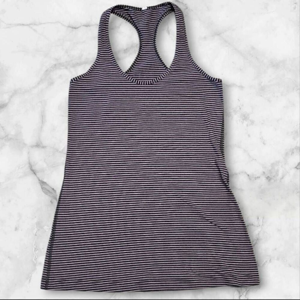 Lululemon Size 4 Stripe Tank Top